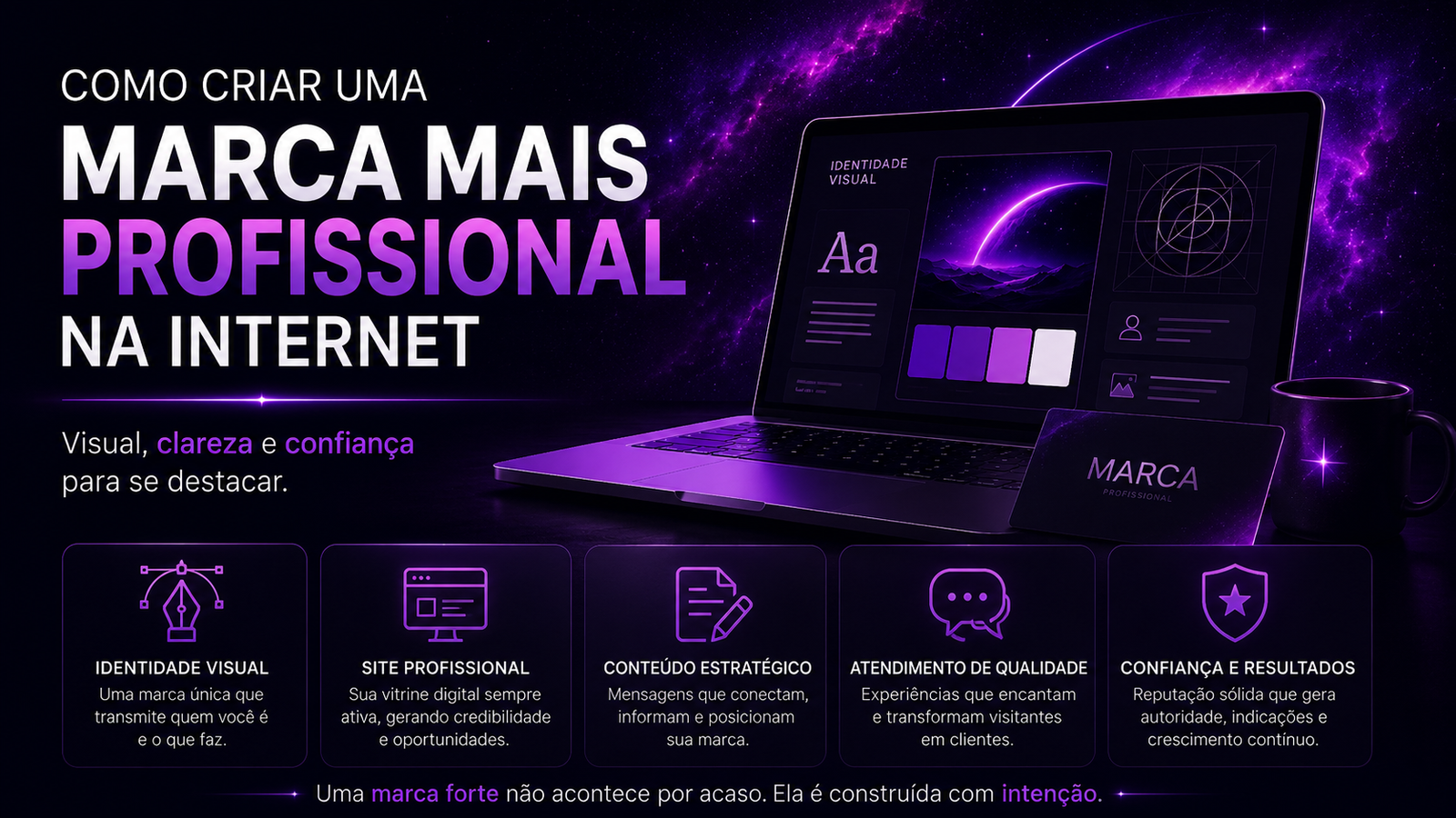Como criar uma marca mais profissional na internet