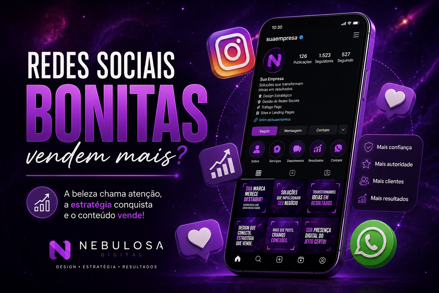 Redes sociais bonitas vendem mais?